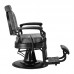 Barber Chair GABBIANO BARBER PRESIDENT OLD LEATHER Black